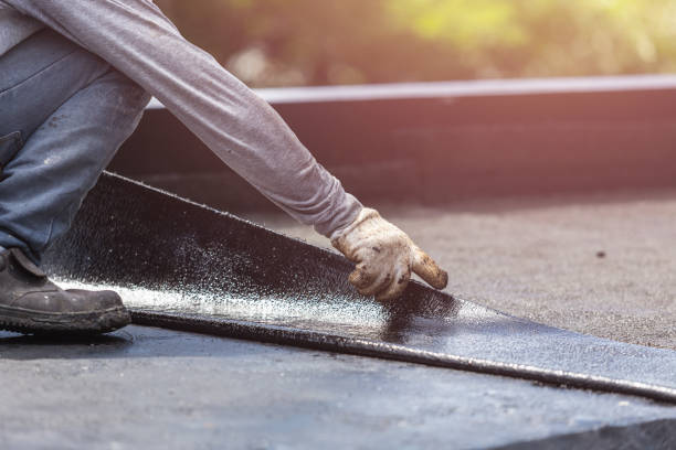 Professional Basement Waterproofing technician working in Bridgeport, MI